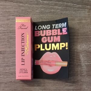 Too Faced Lip Injection Extreme Long Term Bubble Gum Plump Lip Plumper .10 Oz